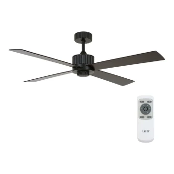 Lucci air 213170 - LED Ceiling fan NEWPORT black + remote control