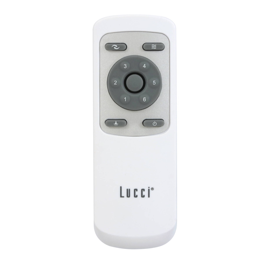 Lucci air 21610049 - Ceiling fan LONDO white + remote control