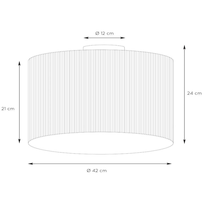 Lucide 03129/42/30 - Ceiling light MAGIUS 1xE27/40W/230V bamboo