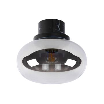 Lucide 03140/23/65 - Ceiling light LORENA 1xE27/40W/230V IP44 black