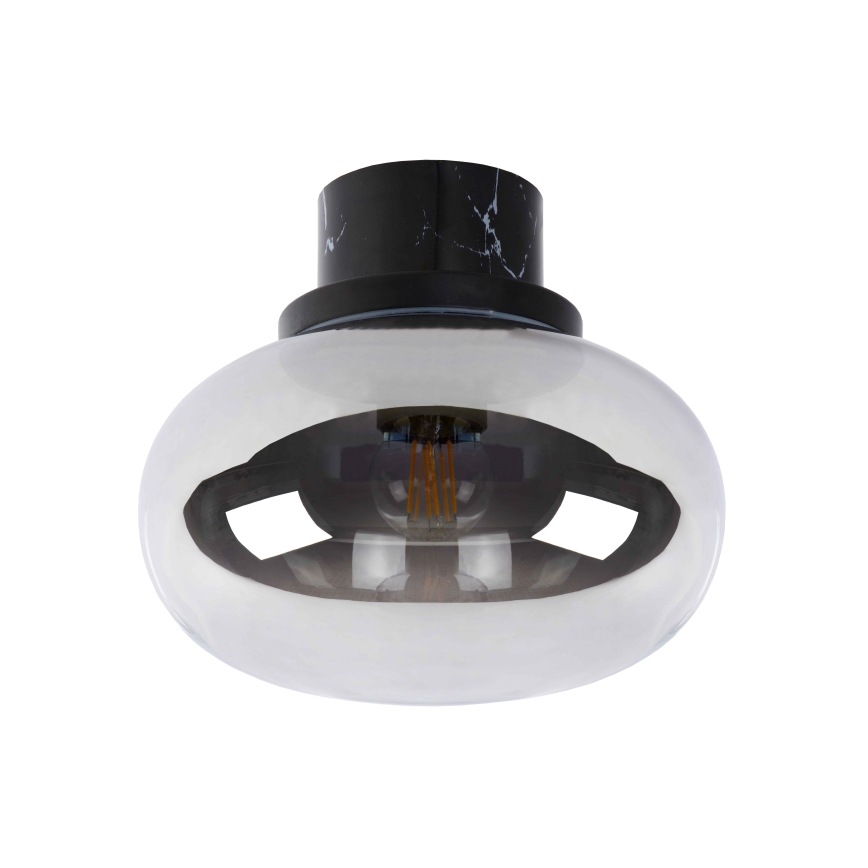 Lucide 03140/23/65 - Ceiling light LORENA 1xE27/40W/230V IP44 black