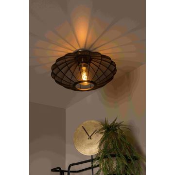 Lucide 03147/40/30 - Ceiling light CORINA 1xE27/40W/230V d. 40 cm black