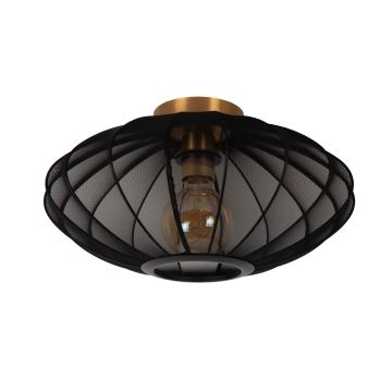 Lucide 03147/40/30 - Ceiling light CORINA 1xE27/40W/230V d. 40 cm black