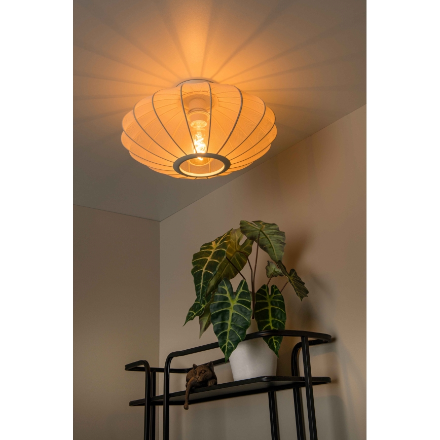 Lucide 03147/40/38 - Ceiling light CORINA 1xE27/40W/230V d. 40 cm creamy