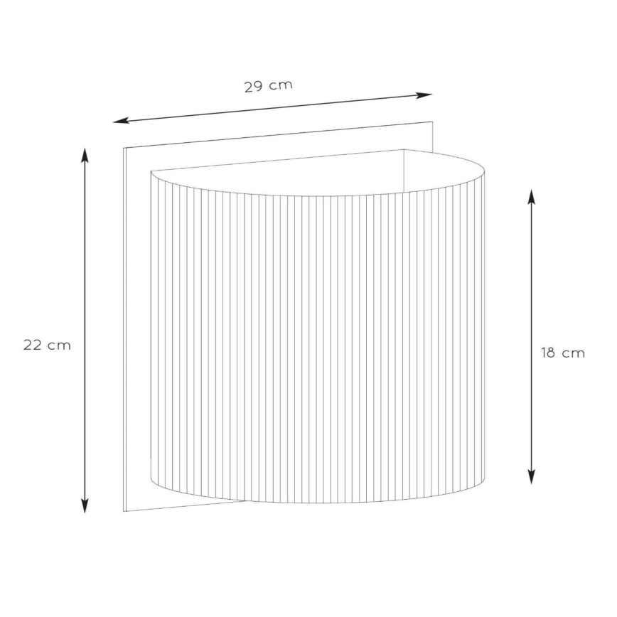 Lucide 03229/01/30 - Wall light MAGIUS 1xE27/40W/230V bamboo