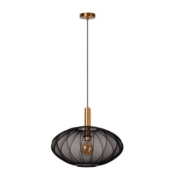 Lucide 03447/52/30 - Chandelier on a string CORINA 1xE27/40W/230V d. 50 cm black