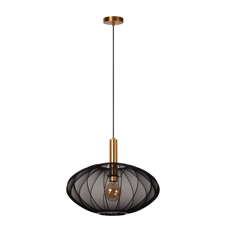 Lucide 03447/52/30 - Chandelier on a string CORINA 1xE27/40W/230V d. 50 cm black