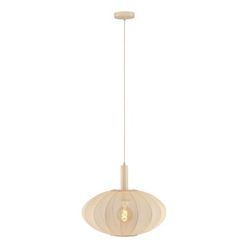 Lucide 03447/52/38 - Chandelier on a string CORINA 1xE27/40W/230V d. 50 cm creamy