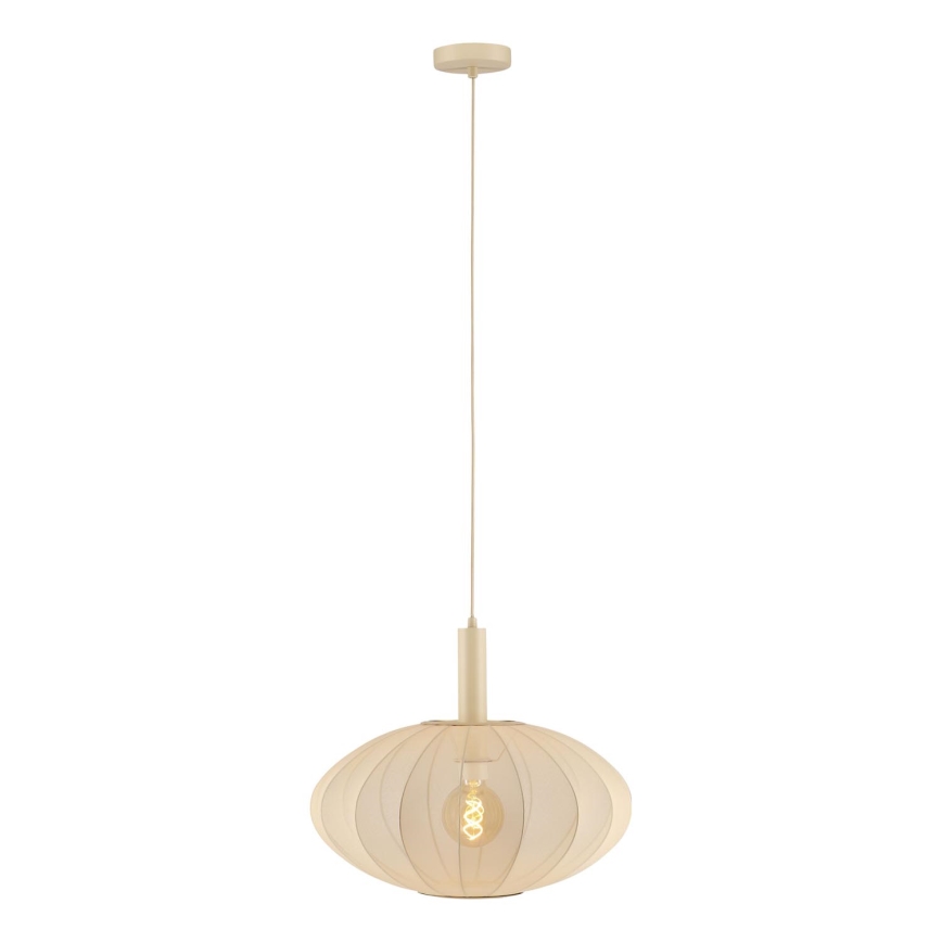 Lucide 03447/52/38 - Chandelier on a string CORINA 1xE27/40W/230V d. 50 cm creamy