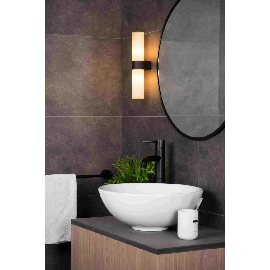 Lucide 04202/02/30 - Bathroom wall light JESSE 2xG9/33W/230V IP44