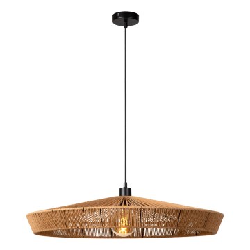 Lucide 10413/70/72 - Chandelier on a string YUNKAI 1xE27/60W/230V d. 70 cm brown