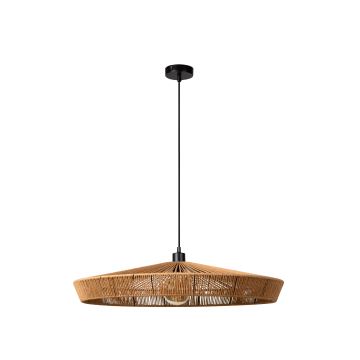 Lucide 10413/70/72 - Chandelier on a string YUNKAI 1xE27/60W/230V d. 70 cm brown