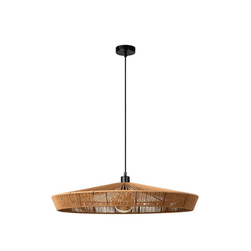 Lucide 10413/70/72 - Chandelier on a string YUNKAI 1xE27/60W/230V d. 70 cm brown