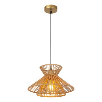 Lucide 10420/32/72 - Chandelier on a string TASMAN 1xE27/60W/230V beige