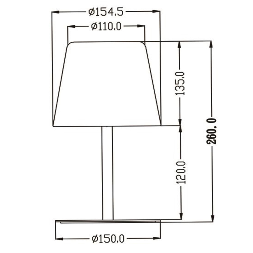 Lucide 13815/02/99 - LED RGBW Dimmable outdoor lamp RIO LED/1,8W/4V IP44 black