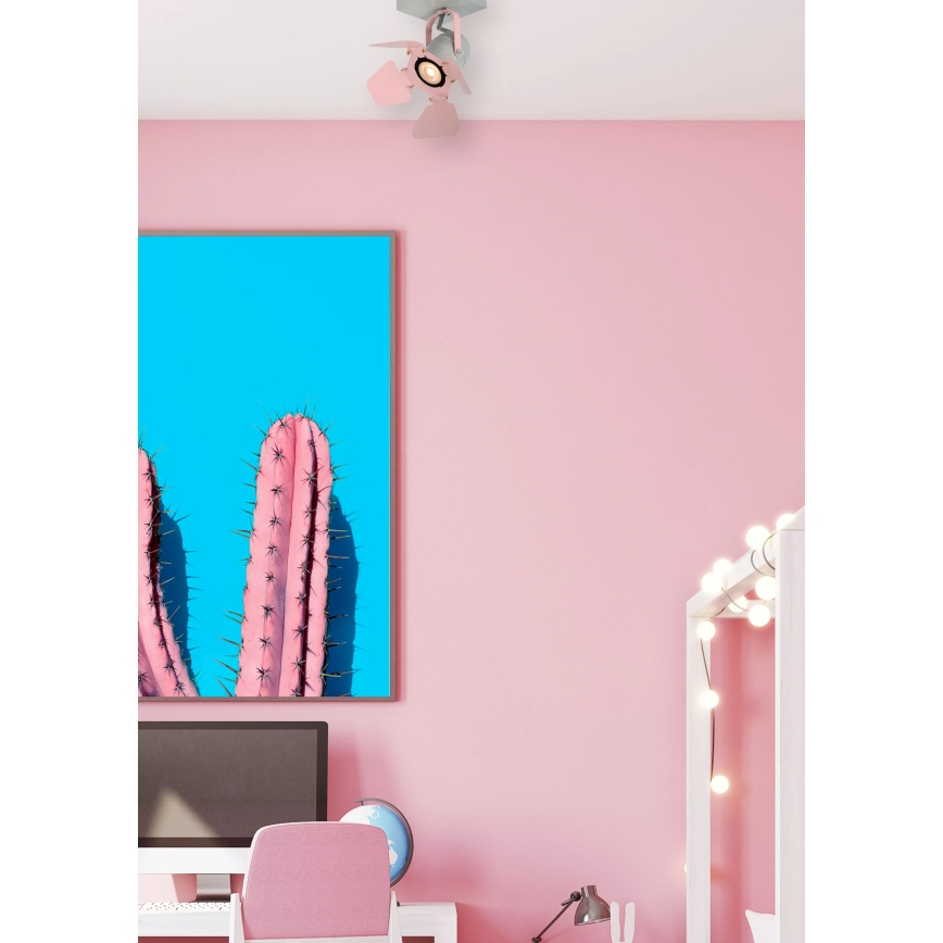 Lucide 17997/01/66 - Spotlight PICTO 1xGU10/35W/230V pink