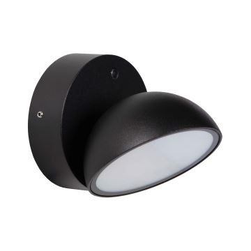 Lucide 22865/12/30 - LED Outdoor wall light with a sensor FINN LED/12W/230V IP54 black