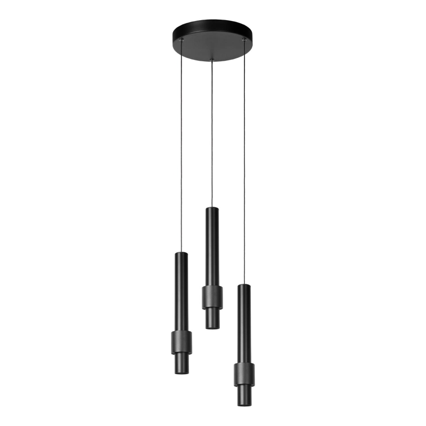 Lucide 24402/15/30 - LED Dimmable chandelier on a string MARGARY 3xLED/4W/230V black