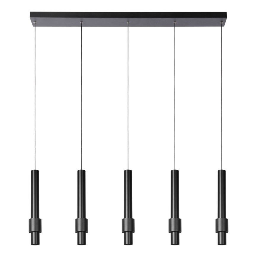 Lucide 24402/30/30 - LED Dimmable chandelier on a string MARGARY 5xLED/4,2W/230V black