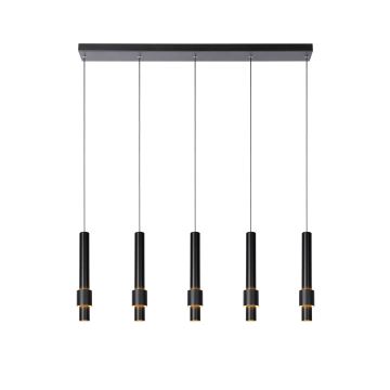 Lucide 24402/30/30 - LED Dimmable chandelier on a string MARGARY 5xLED/4,2W/230V black