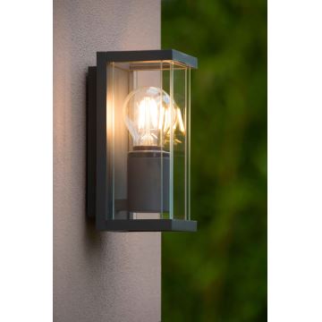 Lucide 27885/01/30 - Outdoor wall light CLAIRE 1xE27/15W/230V IP54 black