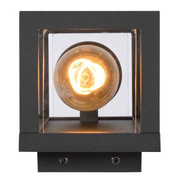 Lucide 27885/01/30 - Outdoor wall light CLAIRE 1xE27/15W/230V IP54 black