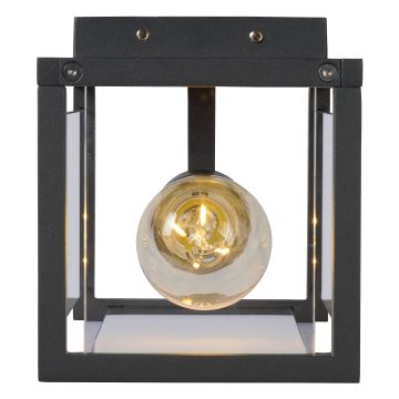 Lucide 27885/01/30 - Outdoor wall light CLAIRE 1xE27/15W/230V IP54 black