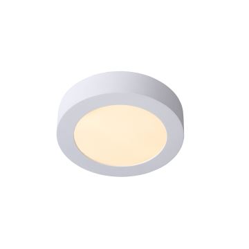 Lucide 28116/18/31 - LED Dimmable bathroom ceiling light BRICE LED/12W/230V d. 18 cm IP44 white