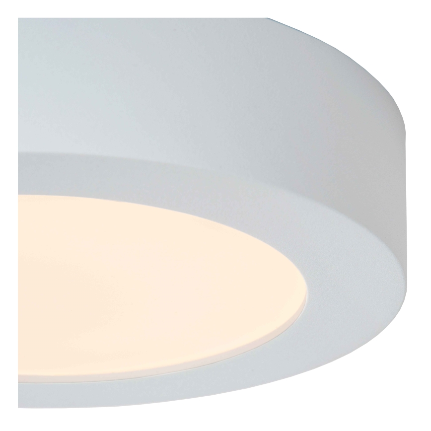 Lucide 28116/18/31 - LED Dimmable bathroom ceiling light BRICE LED/12W/230V d. 18 cm IP44 white