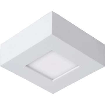 Lucide 28117/11/31 - LED Dimmable bathroom ceiling light BRICE LED/8W/230V 10,8x10,8 cm IP44 white