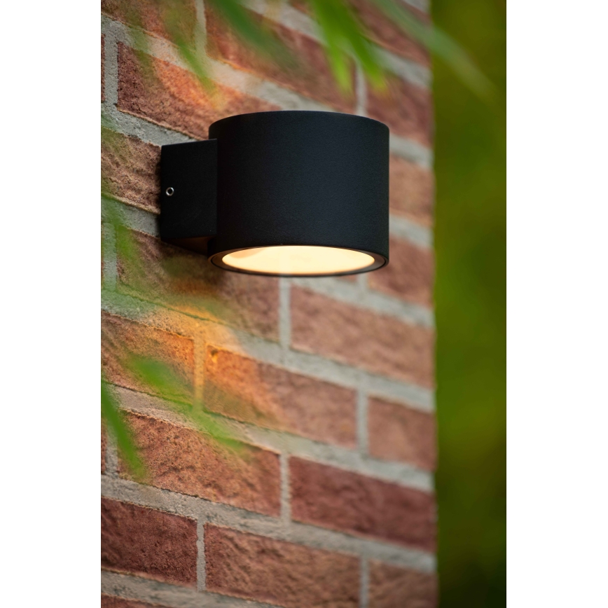 Lucide 28803/01/30 - Outdoor wall light OXFORD 1xG9/5W/230V IP54 black