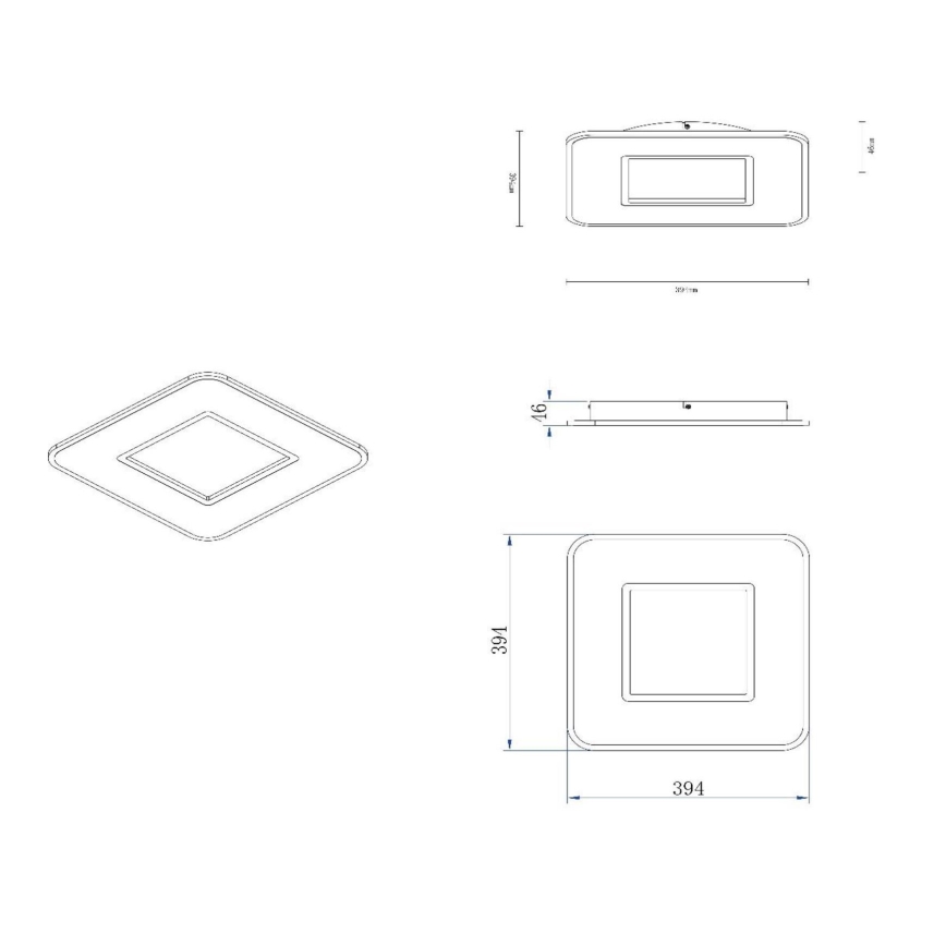 Lucide 44111/24/31 - LED Dimmable ceiling light AXELLE LED/24W/230V white