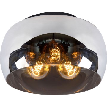 Lucide 45101/40/65 - Ceiling light OLIVIA 3xE27/40W/230V d. 40 cm black