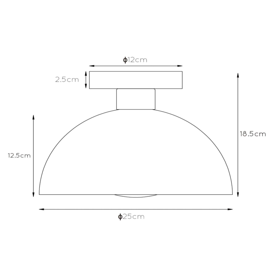 Lucide 45196/01/35 - Ceiling light SIEMON 1xE27/40W/230V blue