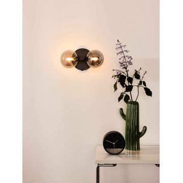 Lucide 45274/02/30 - Wall light TYCHO 2xG9/28W/230V black