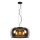 Lucide 45401/50/65 - Chandelier on a string OLIVIA 3xE27/40W/230V d. 50 cm black