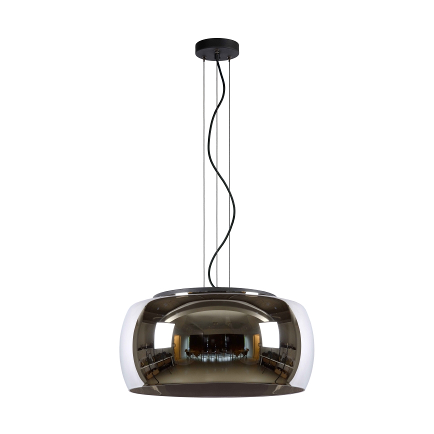 Lucide 45401/50/65 - Chandelier on a string OLIVIA 3xE27/40W/230V d. 50 cm black