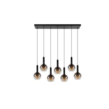 Lucide 45402/07/30 - Chandelier on a string MARIUS 7xE27/40W/230V black