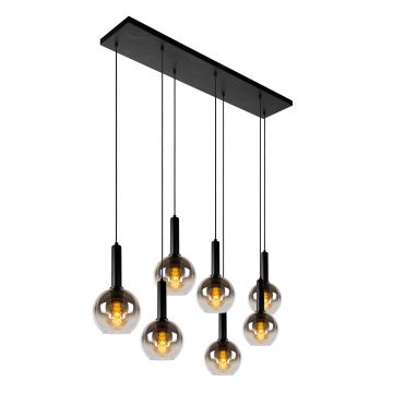 Lucide 45402/07/30 - Chandelier on a string MARIUS 7xE27/40W/230V black