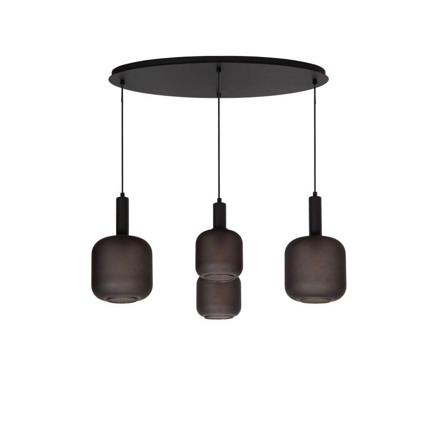 Lucide 45405/04/30 - Chandelier on a string ELOISE 4xE27/40W/230V black