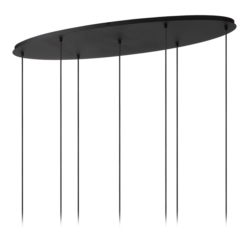 Lucide 45405/07/30 - Chandelier on a string ELOISE 7xE27/40W/230V black