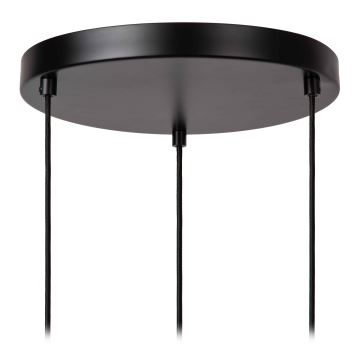 Lucide 45408/13/99 - Chandelier on a string ILONA 3xE27/40W/230V black/beige