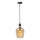 Lucide 45408/22/62 - Chandelier on a string ILONA 1xE27/40W/230V d. 22 cm black/beige