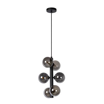 Lucide 45474/06/30 - Chandelier on a string TYCHO 6xG9/28W/230V black