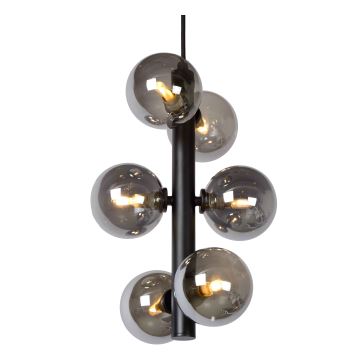 Lucide 45474/06/30 - Chandelier on a string TYCHO 6xG9/28W/230V black