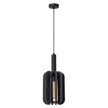 Lucide 45492/01/36 - Chandelier on a string RAFAL 1xE27/40W/230V black/grey