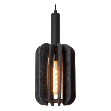 Lucide 45492/01/36 - Chandelier on a string RAFAL 1xE27/40W/230V black/grey