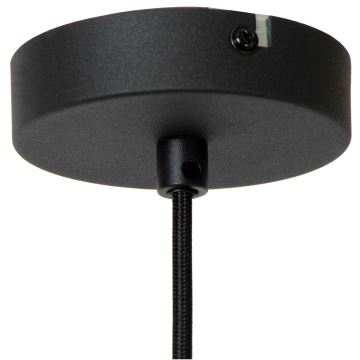 Lucide 45492/01/36 - Chandelier on a string RAFAL 1xE27/40W/230V black/grey