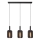 Lucide 45492/03/36 - Chandelier on a string RAFAL 3xE27/40W/230V black/grey