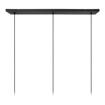 Lucide 45492/03/36 - Chandelier on a string RAFAL 3xE27/40W/230V black/grey